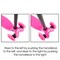 Toy Time Kids Scooter with Beginner Adjustable Height Handlebar, 3 LED Light-up Wheels, Girls / Boys Pink 388410CDF - alternate 3